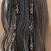 Hip-hop Dreadlock Rings, Metal Hair Hoops & Bands, Headwear Accessories With Rhinestone Music Note Hair Rings_viptrois.com