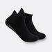 Women's solid color all match short socks with glue, non slip and breathable sports elastic mesh floor socks_viptrois.com