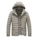 Rib Clothes, Cotton-padded Clothes, Men's Removable Hats, Slim-fitting Piled Thickened Tops, Jackets._viptrois.com