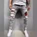 K Men's Jeans With Ripped Holes, Fashionable And Trendy New Styles Of Jeans_viptrois.com