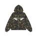 Men's Hip Hop Camouflage Distressed Cardigan Hoodie Autumn 2025 New Style Cool American Retro Jacket for Men_viptrois.com
