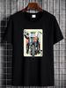 NEW LIMITED King Card Motorcycle Poker Black Jack Gambling Biker Vintage T Shirt Stylish Soft Breathable Versatile Graphic Unisex Slightly Summer_viptrois.com