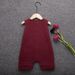 New Children's Clothing For Foreign Trade European And American Cross Border Special Summer Cotton And Linen 7 Color One Piece Romper Sleeveless_viptrois.com