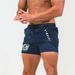 Men's Athletic Running Shorts High Elasticity Quick Drying Breathable Sweat Wicking Trendy Summer Style Three Quarter Length Beach Wear_viptrois.com