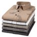 Men's Bamboo Fiber Print Shirt | Stretch & Wrinkle-Free Long Sleeve Casual Shirt_viptrois.com