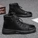 Men's Classic Chelsea Boots Waterproof Slip-On Ankle Boots With Side Zipper Comfortable Casual Shoes For Men_viptrois.com