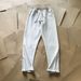Men's Clothing Straight Ad Double Sided Solid Color Basic Zipper Slit Casual Versatile Sweatpants Easy Pants_viptrois.com