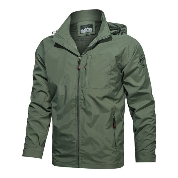 Pulse Pulse 2023 Spring And Autumn Casual Outdoor Military Coat Quick-Dry Hiking Thin Men's Jacket 086_viptrois.com