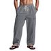 Men's Relaxed Fit Cargo Pants - Lightweight Quick-Dry Tactical Trousers With Adjustable Drawcord For Summer Outdoor Adventures_viptrois.com