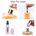 5ml mini portable bottom pump refillable perfume refillable spray bottle empty cosmetic container atomizer bottle travel_viptrois.com