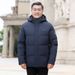 Men's Clothing Winter New Short Thickened Jacket Men's Fashion Brand Trendy Wide Lapel Dad Grandpa Down Jacket Fashion Outerwear_viptrois.com