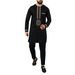 Men's Clothing Ethnic Style Solid Color Casual Men's Suit_viptrois.com