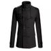Loom Loom European American Spring And Autumn Multi-Button Stand Collar Slim Fit Woolen Export Trendy Men's Coat_viptrois.com