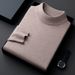 Men's Clothing Autumn/winter Turtleneck Quality High Neck Knit Sweater - Korean Style Loose Fit, Warm & Comfortable, Multiple Colors & Sizes_viptrois.com