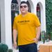 Men's Clothing new plus size men's short-sleeved ice silk fashion T-shirt fat man oversized T-shirt elastic 260 catties_viptrois.com