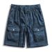 Men's Clothing Multi Pocket Work Shorts Men's Summer Mountain Camping Camouflage Casual Pants Loose Shorts Men's Shorts Trendy Brand_viptrois.com
