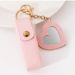 Bag Charms Small Mirror Lipstick Bag Keychain Fashion Small Fragrance Style Pendant Creative Coin Purse Keychain Gift Pendant_viptrois.com