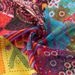 Unisex Bohemian Balinese cotton hemp feel scarf women's ethnic style printed tassel gauze shawl_viptrois.com
