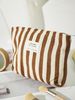 Berger Luggage Managed Supply Exclusively For Striped Cosmetic Bag Hand Held Large Capacity Wash Storage_viptrois.com