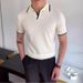 Men's Clothing Summer New Polo Shirt Men's Half Sleeved T Shirt Fashion Lapel Business Casual Men's Wear_viptrois.com