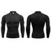 Cross-border Autumn And Winter Fitness Polo Shirt Men's Long-sleeved Solid Color T-shirt Muscle Men's Tights Training Clothes Light Board Foreign_viptrois.com