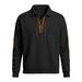 Men's Oversized Sweatshirt - Long Sleeve Turn-Down Collar Casual Pullover (S-5XL, Black/Grey/Beige/Navy/More)_viptrois.com