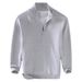Men's Slim Fit Zip High Neck Sweater - Breathable Cotton Blend Knit Pullover For Casual & Winter Wear (Multiple Colors & Extended Sizes)_viptrois.com