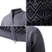 "Men's Autumn Knitted Cardigan Sweater - Soft Long Sleeve Loose Fit Casual Pullover For Relaxed Style_viptrois.com