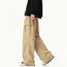 2026 Eco-friendly Fabric Maillard Overalls Men's American Hiphop Big Pocket Paratrooper Pants High Street Retro Trend Casual Trousers_viptrois.com