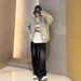 Fashionable Spring New American Perforated Denim Men's Fashion Brand Loose And Niche Workwear Cool Jacket_viptrois.com