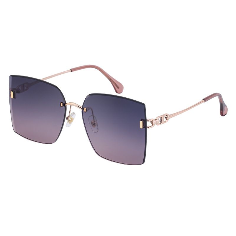 New Fashion Frameless Nylon Sunglasses For Women High End Outdoor Street Photography Sunglasses For Women_viptrois.com