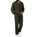 Dad's Chinese Style T Shirt Men's Long Sleeved Trendy T Sleeve Men's Clothing Large Size Loose Solid Color Long Sleeved Tang Suit Tops Men_viptrois.com