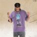 Washed American Casual Everyday Versatile T-Shirt For Men And Women, Loose Fit, Drop Shoulder, Pure Cotton_viptrois.com