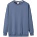 Spring Crew Neck Long Sleeve T-Shirt Men's Solid Color Bottom Shirt Top Pink Hatless Spring Sweater_viptrois.com