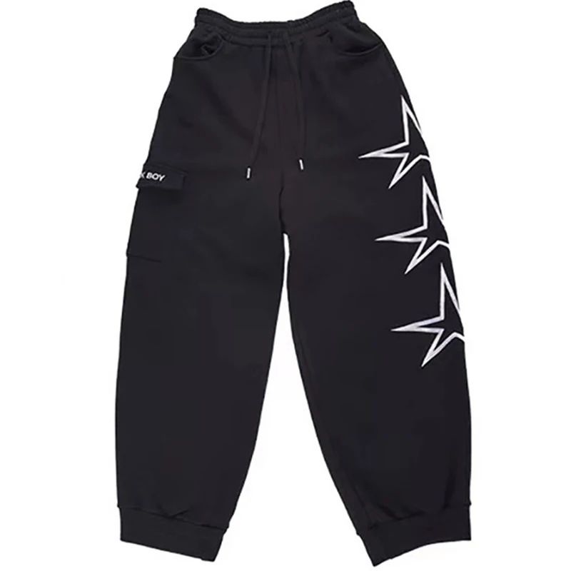 Men's Clothing Heavyweight Sports Pants Loose Hip Hop Personality Men And Women Casual Pants_viptrois.com