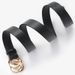 2024 Spring Hong Kong Fashion Chain Buckle Women's Belt Button Decoration Jeans Dress Women's Solid Color Simple Versatile Belt_viptrois.com