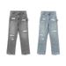 Men's Clothing Men's Retro Okayama Kojima High Ounce Washed Distressed Knee Lumberjack Pants American High Street Style Casual Fashion_viptrois.com