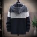 Men's Clothing Sweater Jacket Autumn And Winter Hooded Casual Loose Sweater Thick Handsome Jacket_viptrois.com