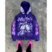 Y2K Dark Streetwear Zip-Up Hoodie – Oversized Unisex Graphic Sweatshirt With 3D Print (S-3XL, Black/Purple)_viptrois.com