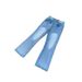"Men's Ice Blue Flared Jeans – Lightning Wash & Subtle Distressing | Clean Fit Bootcut | Retro Revival Silhouette"_viptrois.com