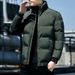 Thick Simple Winter Jacket Men's Tiger Head Cotton Coat M-8Xl Large_viptrois.com