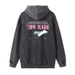Washed Printed Shark Men's Streetwear American Style Side Pocket Hoodie Vintage_viptrois.com