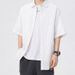 Retro Men's Summer Shirt Loose Fit Student Style Niche Design Fun New Outerwear Top Hong Kong Inspired_viptrois.com