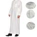 Men's Clothing Robe Qatar Stand Collar Robe Pocket Design Arab Middle East Men's Clothing Spot_viptrois.com