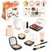 Mother & Kids Pretend Play Makeup Set For Girls - Non-Toxic Role Play Cosmetics Kit With Mirror & Storage Box (Pink/Blue/Black)_viptrois.com