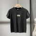 2025 Summer Versatile Solid Color Crew Neck T-Shirt Men's Casual Comfortable Short Sleeve Bottom Shirt Versatile Premium Top_viptrois.com