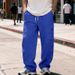 Men's Hip-Hop Streetwear Cargo Pants – Oversized Straight-Leg Joggers With Utility Pockets (S-XXXL, Polyester Blend)_viptrois.com
