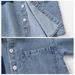XUANMU Spring Autumn Boys' Contrast Color Long Sleeve Pocket Casual Denim Shirt Little Kids Lapel Button-up Shirts XB090_viptrois.com