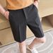 Men's Summer Casual Shorts High Quality Luxury mid Length Five Point Dress Pants Versatile Thin Suit Pants_viptrois.com