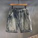 Men's Clothing New High End Design Jacquard Light Colored Men's Mid Length Pants For Outer Wear Thin Style_viptrois.com